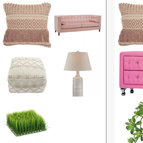 20"x20" Oversize Boho Fringe Square Throw Pillow - - Picture 7 of 12